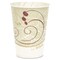 SOLO ProPlanet Seal Symphony Design Wax-Coated 9 oz. Cold Paper Cups - Beige/White (2000/Carton)